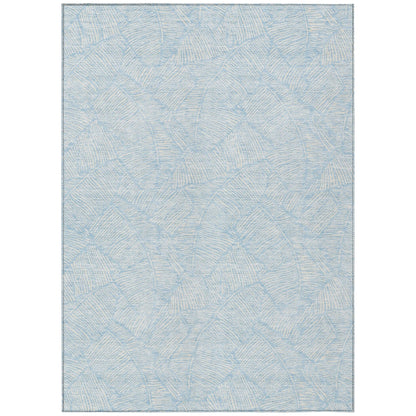 Machine Washable Indoor/ Outdoor Chantille Tropical Palm Rug