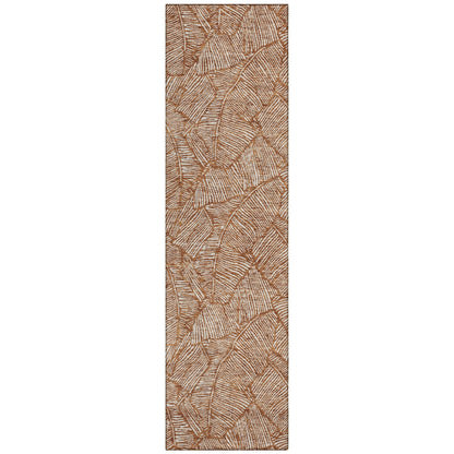 Machine Washable Indoor/ Outdoor Chantille Tropical Palm Rug