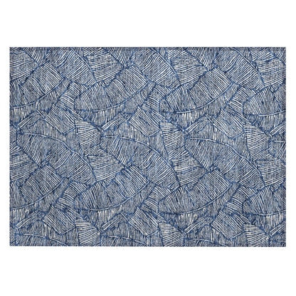 Machine Washable Indoor/ Outdoor Chantille Tropical Palm Rug