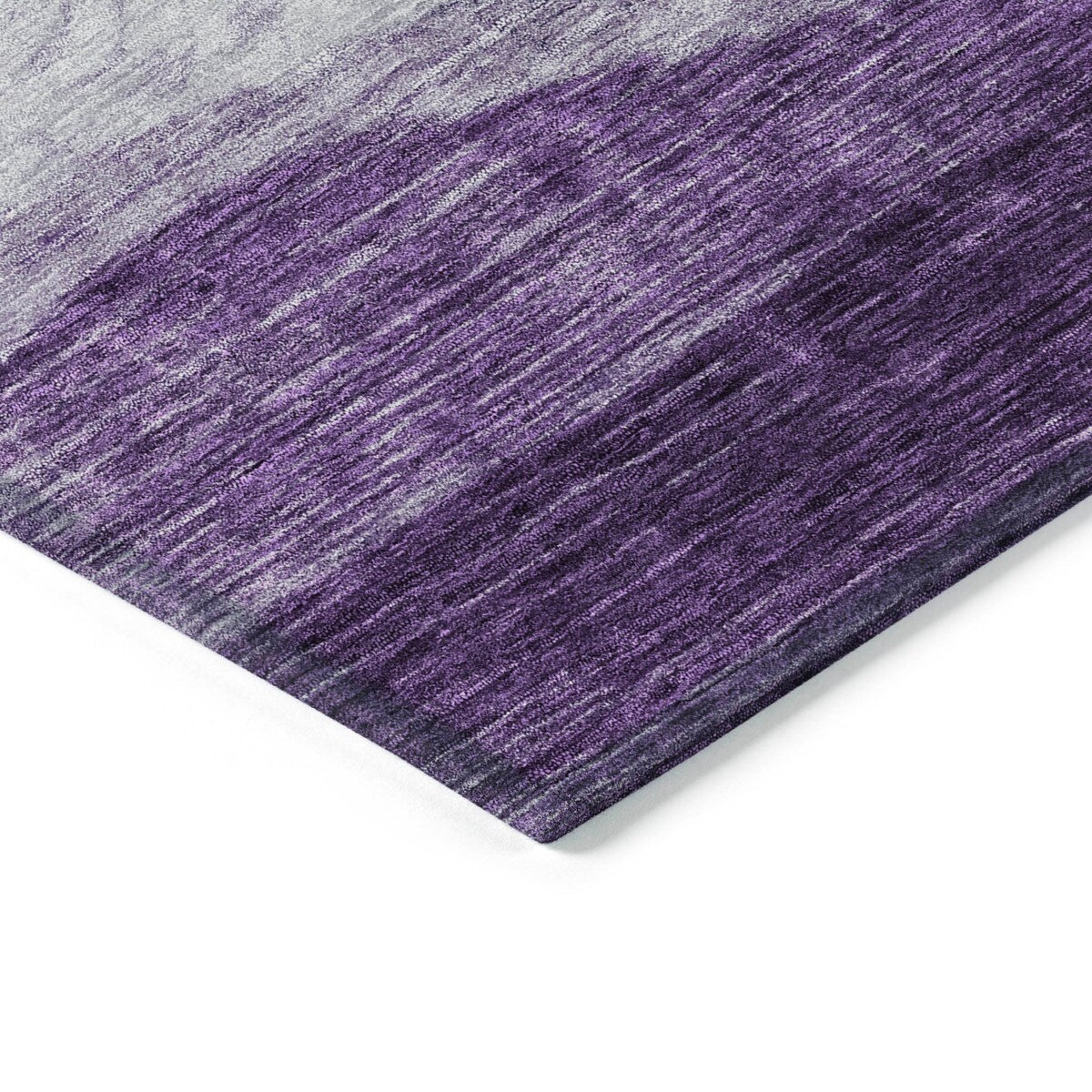 Tapis Chantille contemporain à vagues lavable en machine pour intérieur/extérieur