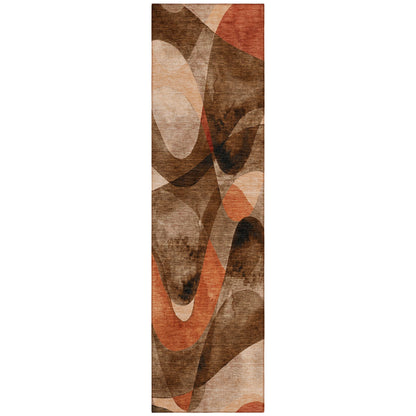 Machine Washable Indoor/ Outdoor Modern Chantille Rug