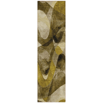 Machine Washable Indoor/ Outdoor Modern Chantille Rug