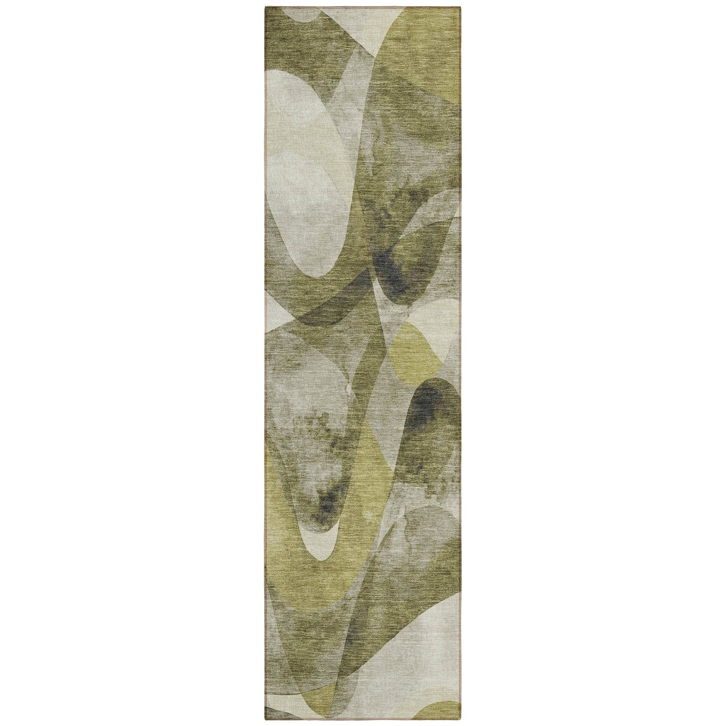 Machine Washable Indoor/ Outdoor Modern Chantille Rug