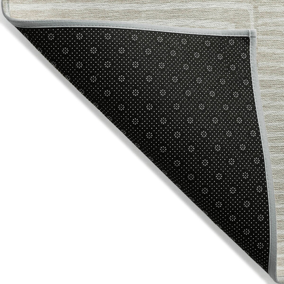 Machine Washable Indoor/ Outdoor Modern Mosaic Chantille Rug