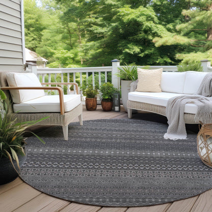 Tapis Chantille à rayures marocaines lavable en machine pour intérieur/extérieur