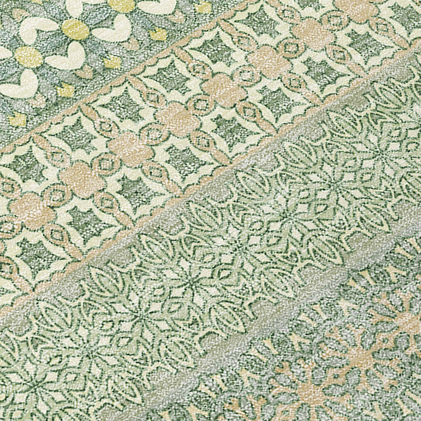 Tapis Chantille à rayures marocaines lavable en machine pour intérieur/extérieur