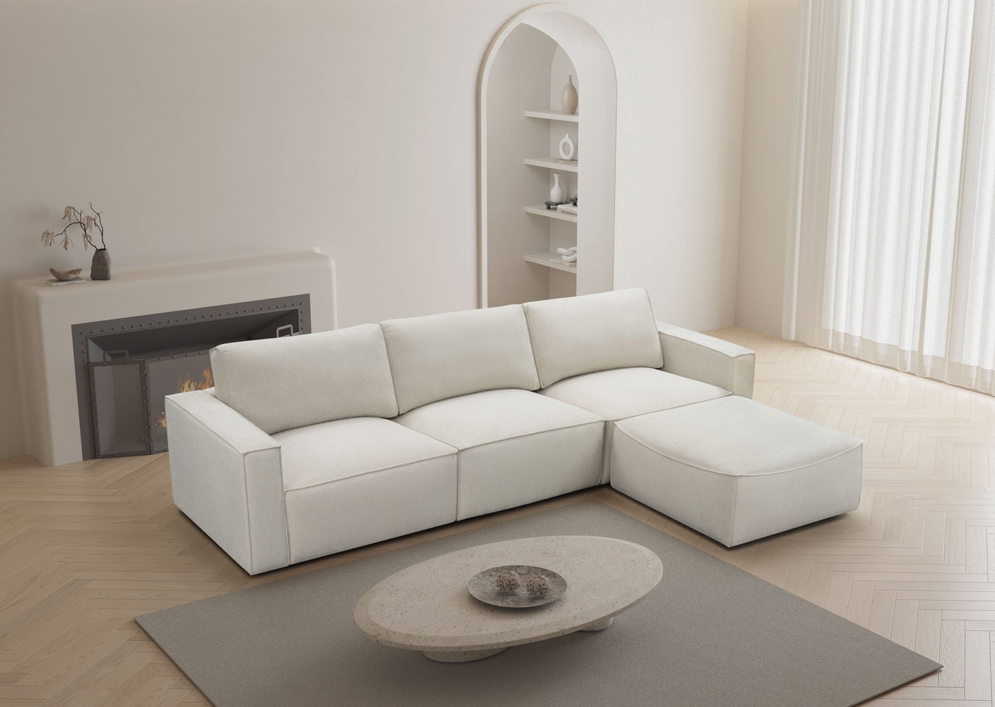 Canapé en tissu - Oat