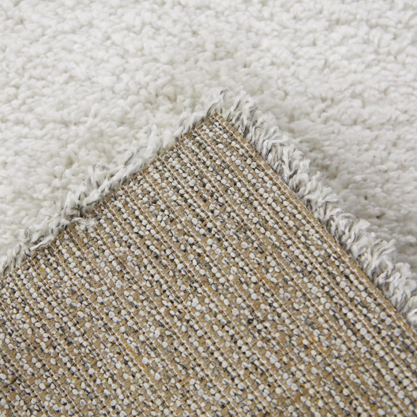 Tapis à poils longs Merril de style moderne du milieu du siècle, à blocs de couleurs