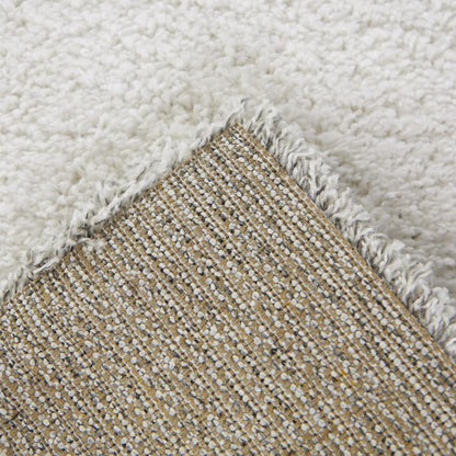 Tapis à poils longs Merril de style moderne du milieu du siècle, à blocs de couleurs