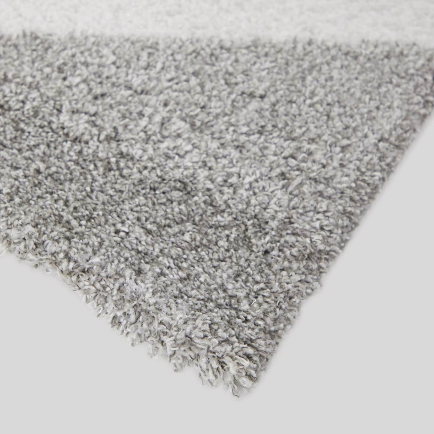 Tapis à poils longs Merril de style moderne du milieu du siècle, à blocs de couleurs