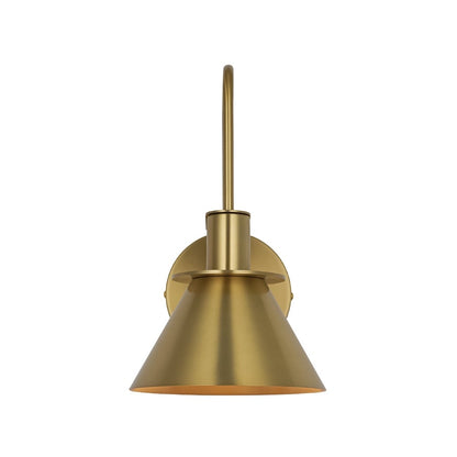 Mid-century Modern 1-Light Cone Wall Sconce - 7in Bedroom Light
