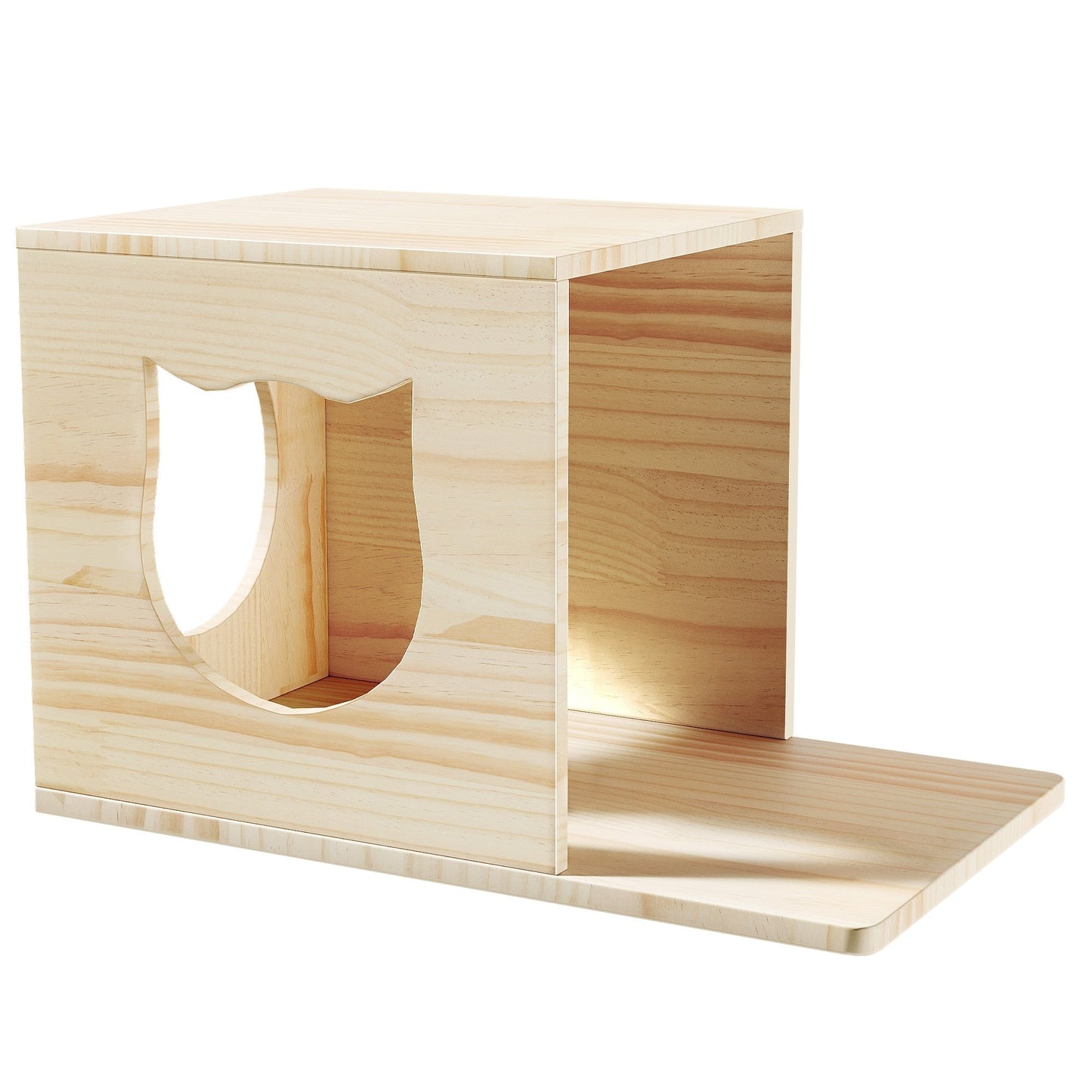 Ensemble d'étagères murales pour chat Moasis Ensemble d'escalade pour chat en bois fixé au mur