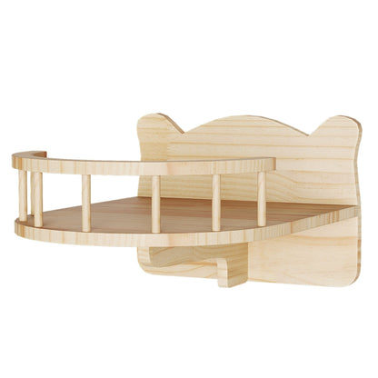 Ensemble d'étagères murales pour chat Moasis Ensemble d'escalade pour chat en bois fixé au mur