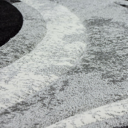 Tapis moderne pour salon au design abstrait