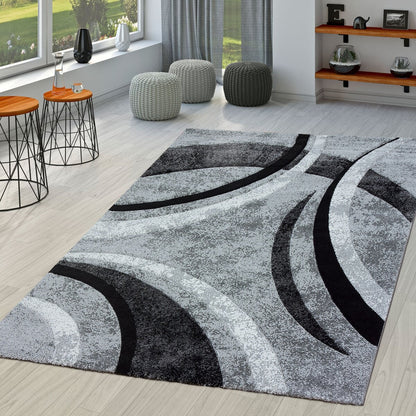 Tapis moderne pour salon au design abstrait