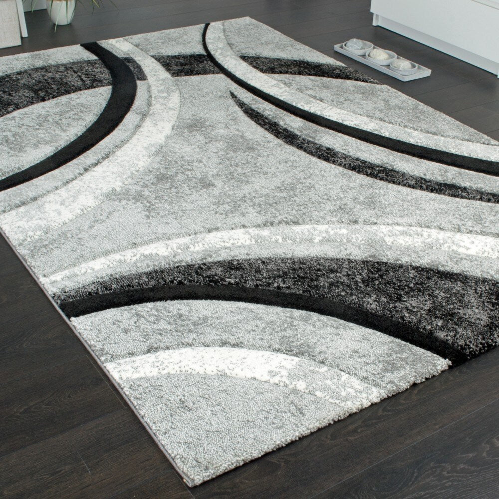 Tapis moderne pour salon au design abstrait