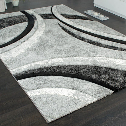 Tapis moderne pour salon au design abstrait