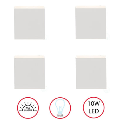 Modern Wall Sconce LED Waterproof Wall Lamp Aluminum with Adjustable Beam 10-Watt 4000K Cool White Indoor Outdoor
