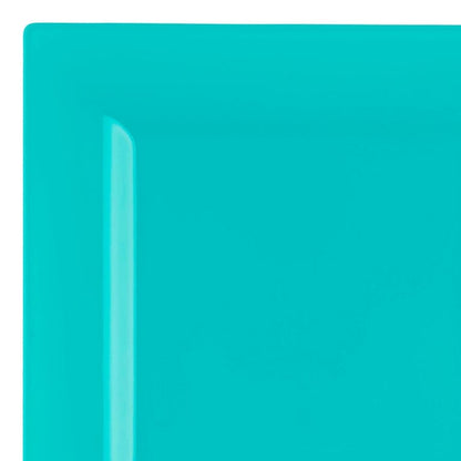 Modern Solid Square Disposable Plastic Plate Packs - Party Supplies