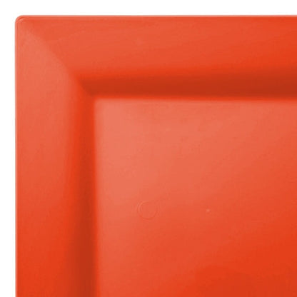 Modern Solid Square Disposable Plastic Plate Packs - Party Supplies