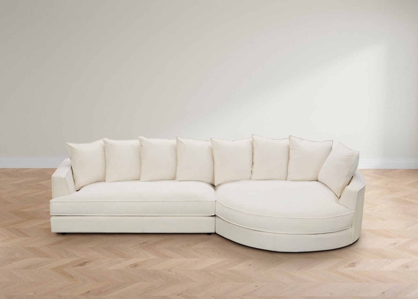 Canapé en tissu - Velora Mylk