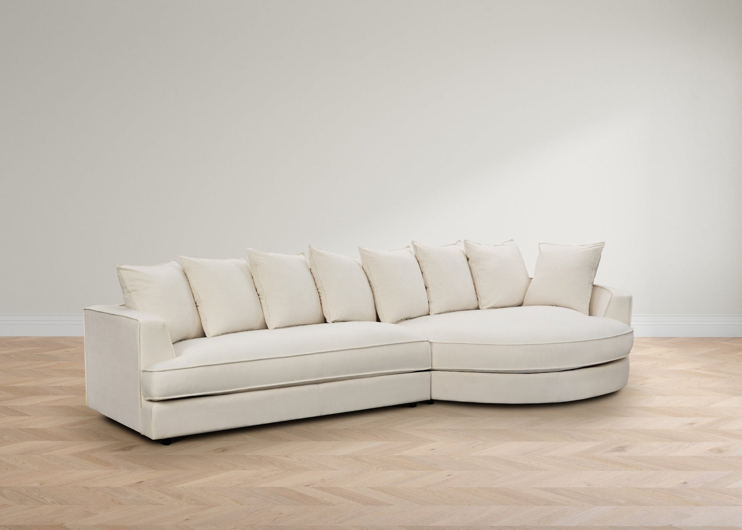 Canapé en tissu - Velora Mylk