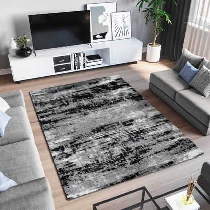 Noori Rug Lux Madison Tapis à poils longs abstrait 5,1 cm