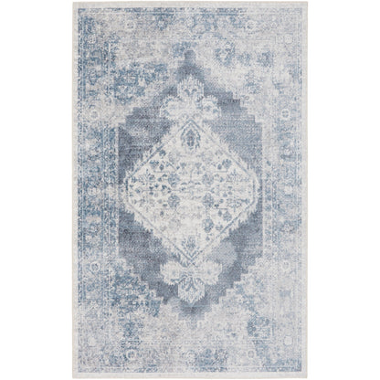 Tapis persan vieilli Nourison Abby lavable en machine pour l'intérieur uniquement