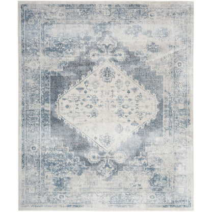Tapis persan vieilli Nourison Abby lavable en machine pour l'intérieur uniquement