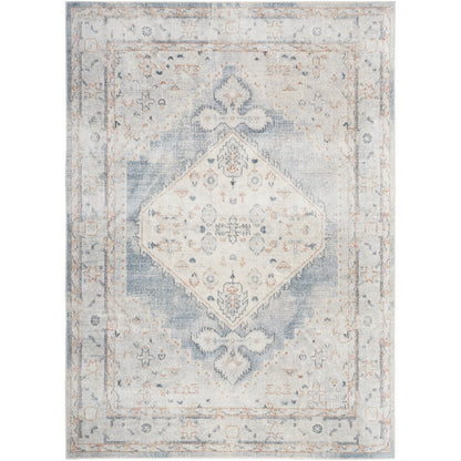 Tapis persan vieilli Nourison Abby lavable en machine pour l'intérieur uniquement