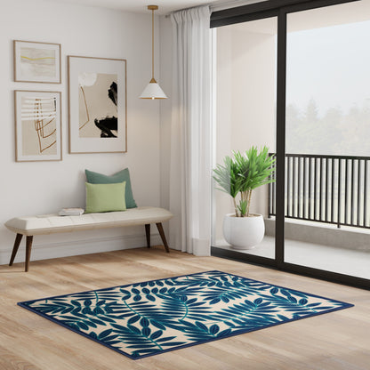 Tapis floral d'intérieur/extérieur Nourison Alice