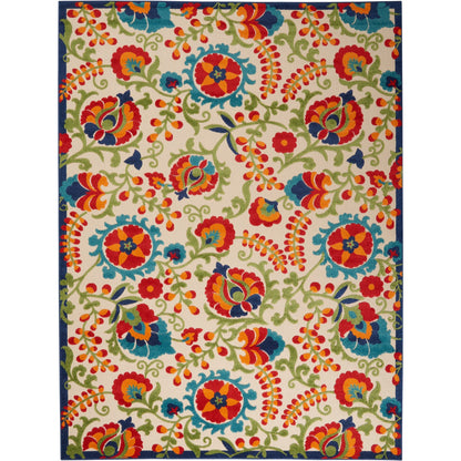 Tapis floral d'intérieur/extérieur Nourison Alice