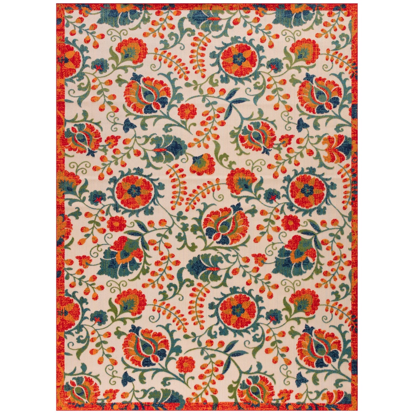 Tapis floral d'intérieur/extérieur Nourison Alice