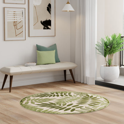 Tapis floral d'intérieur/extérieur Nourison Alice