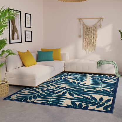 Tapis floral d'intérieur/extérieur Nourison Alice