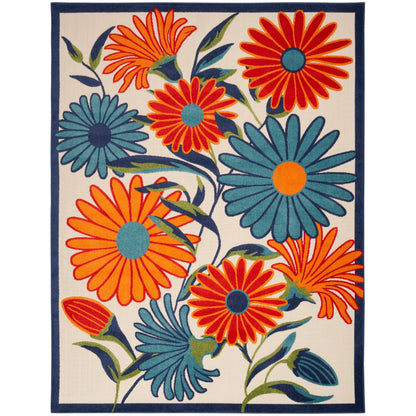 Tapis floral d'intérieur/extérieur Nourison Aloha