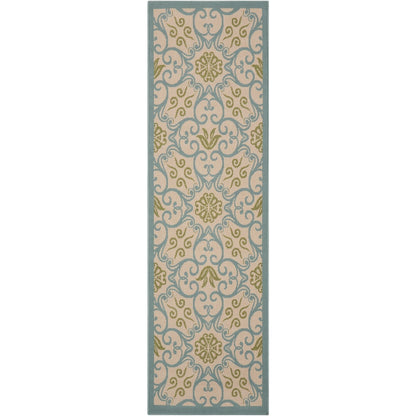 Tapis d'intérieur/extérieur géométrique floral des Caraïbes Nourison