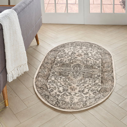 Tapis médaillon persan classique Nourison Concerto.