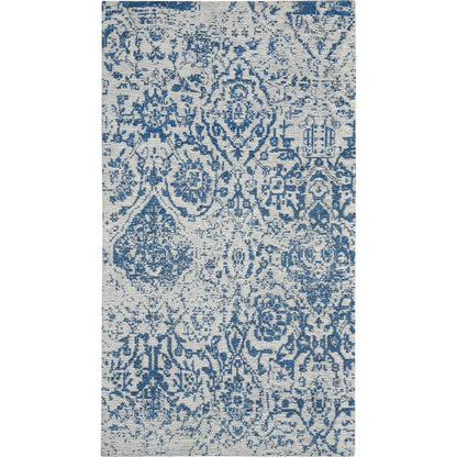 Tapis contemporain Nourison Damask vieilli