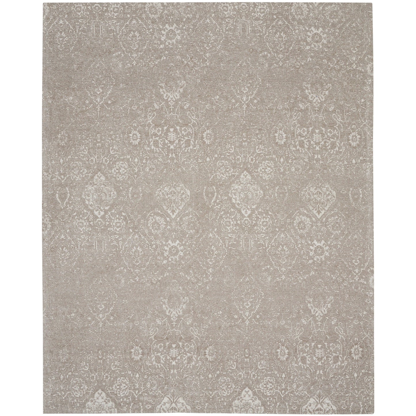 Tapis contemporain Nourison Damask vieilli