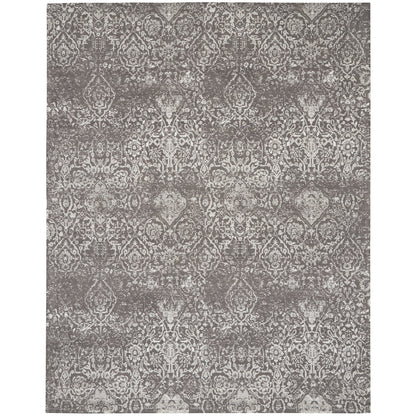 Tapis contemporain Nourison Damask vieilli