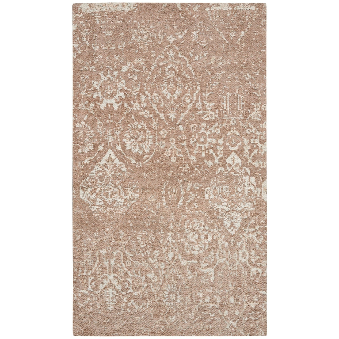 Tapis contemporain Nourison Damask vieilli