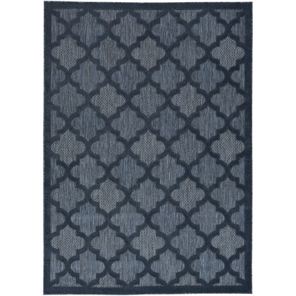 Tapis marocain en treillis Nourison, facile d'entretien, pour intérieur et extérieur