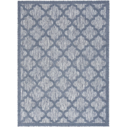 Tapis marocain en treillis Nourison, facile d'entretien, pour intérieur et extérieur