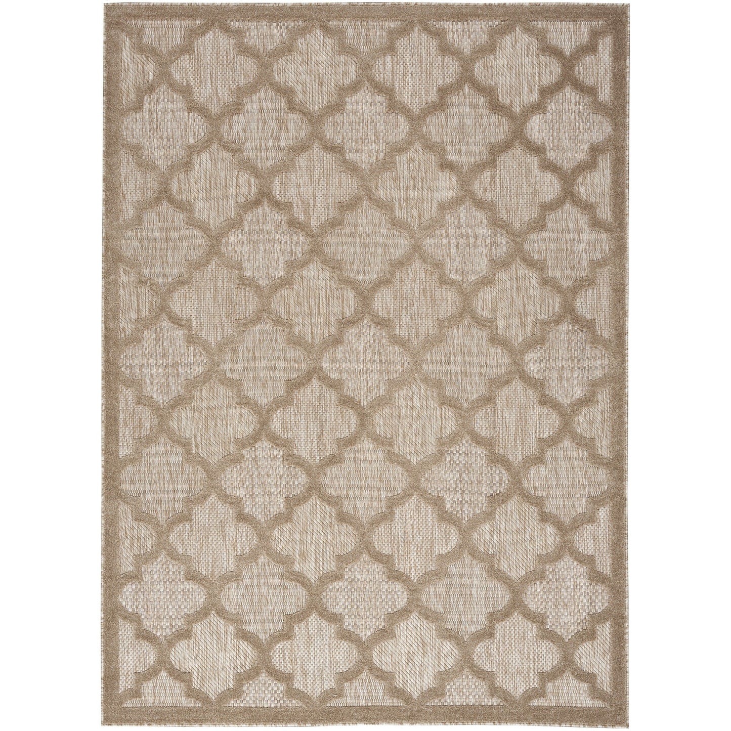 Tapis marocain en treillis Nourison, facile d'entretien, pour intérieur et extérieur