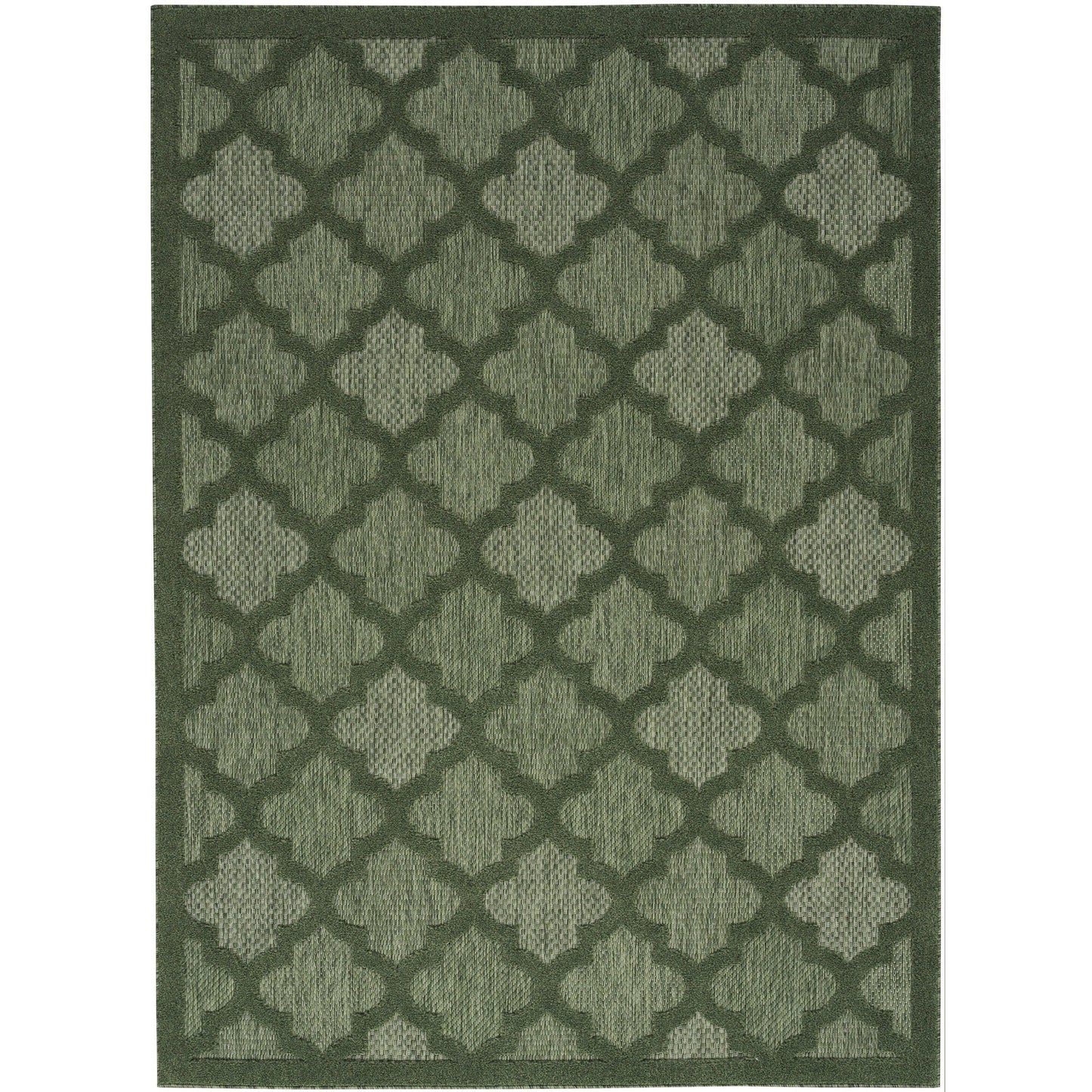 Tapis marocain en treillis Nourison, facile d'entretien, pour intérieur et extérieur