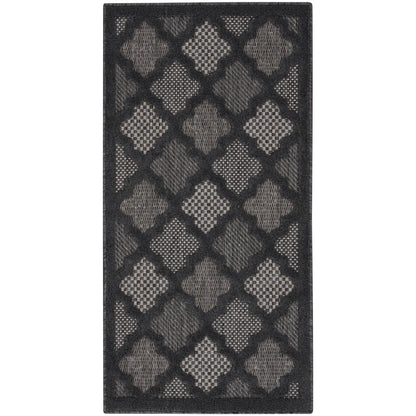 Tapis marocain en treillis Nourison, facile d'entretien, pour intérieur et extérieur