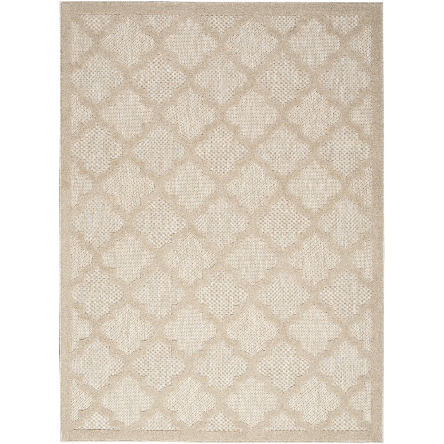 Tapis marocain en treillis Nourison, facile d'entretien, pour intérieur et extérieur