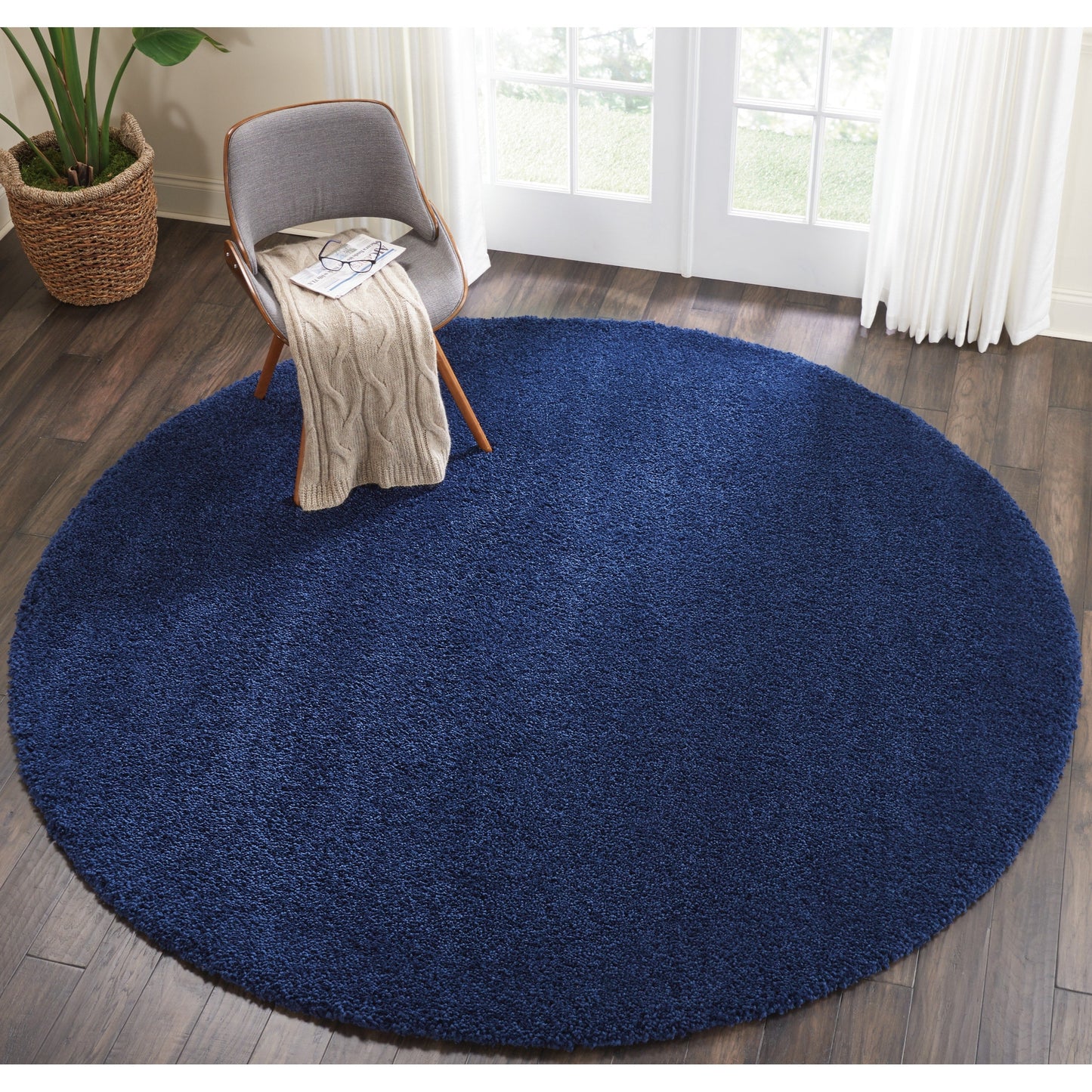 Tapis moderne en peluche solide Nourison Malibu Shag