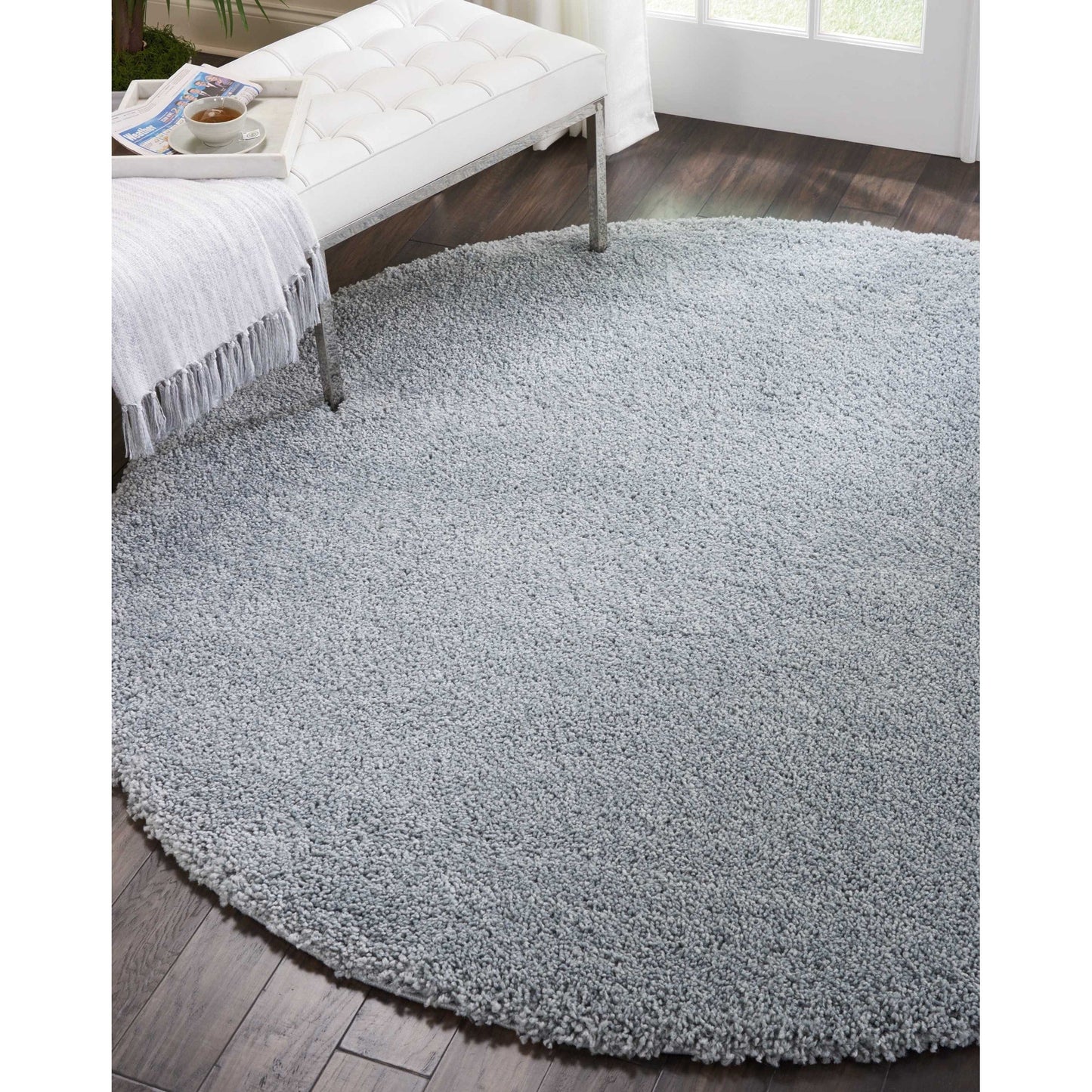 Tapis moderne en peluche solide Nourison Malibu Shag
